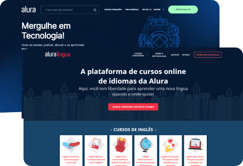 Paginas do conteudo Alura